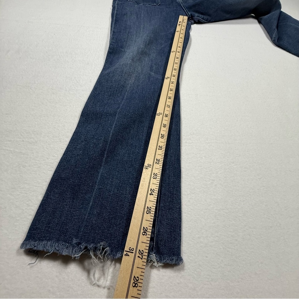 Mother Hustler Patch Pocket High Waist Ankle Fringe Jeans NEW WITHOUT TAGS sz 34 - Picture 14 of 14